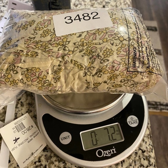 Calypso St. Barth Womens Cream Button Up Balloon Sleeve Floral Blouse Sz 1 XL - Picture 12 of 12